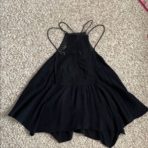 Abercrombie and Fitch Black Lace Tank